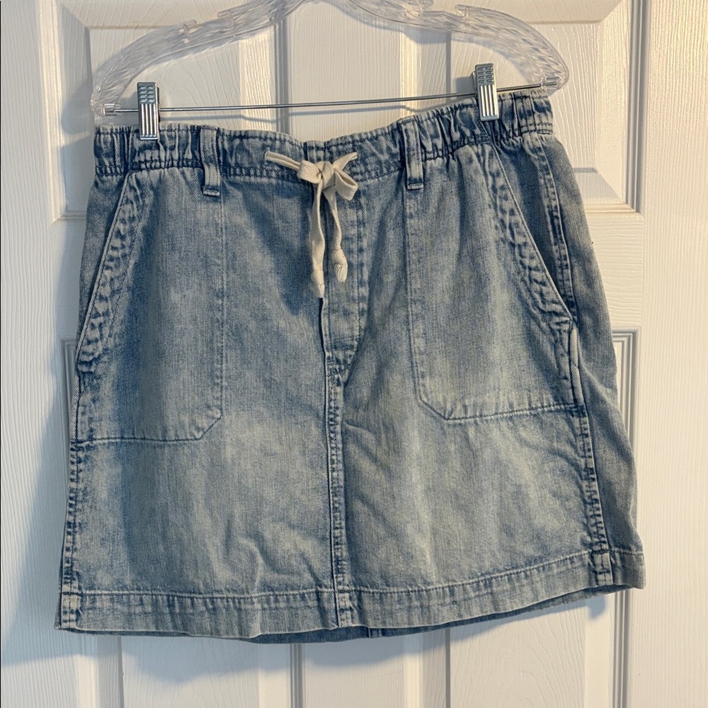 GAP Denim Mini Skirt Washwell